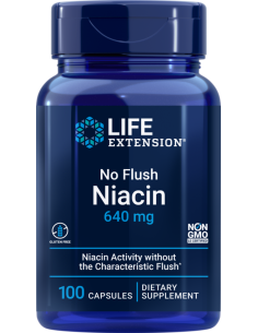 No Flush Niacin - 100 capsules | Life Extension