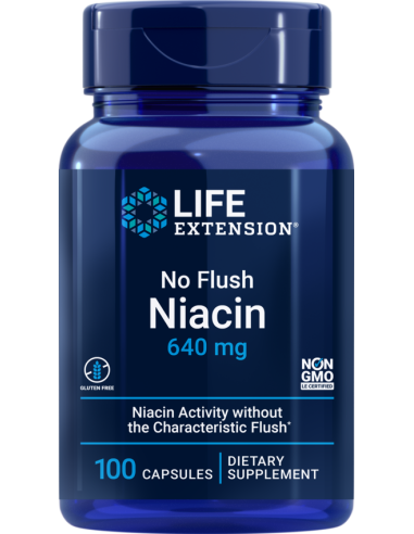 No Flush Niacin - 100 capsules | Life Extension