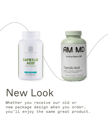 Caprylic Acid - 120 Capsules | Amy Myers MD