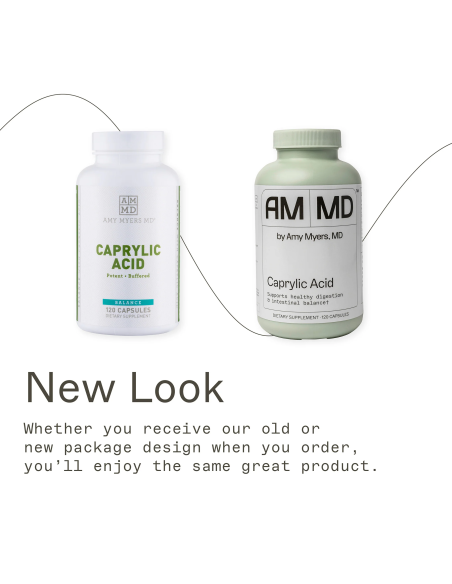 Caprylic Acid - 120 Capsules | Amy Myers MD