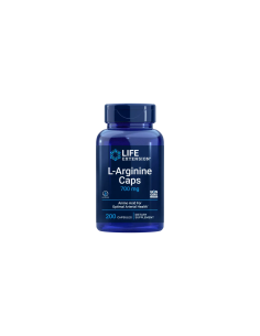 L-Arginine Caps - 200 vegetarian capsules | Life Extension