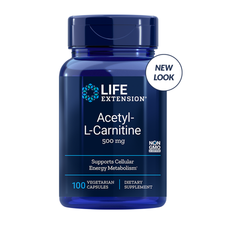 Acetyl-L-Carnitine - 100 vegetarian capsules | Life Extension