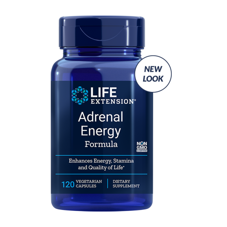 Adrenal Energy Formula - 120 vegetarian capsules | Life Extension