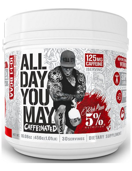 AllDayYouMay Caffeinated - Legendary Series, Fruit Punch - 456g | 5% Nutrition