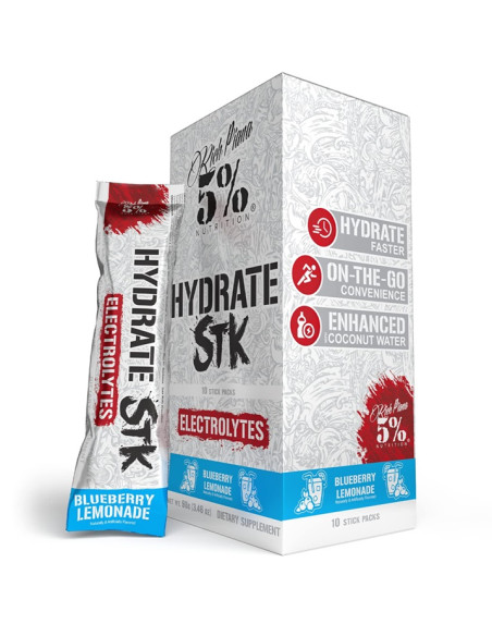 Hydrate - Legendary Series Stick Packs, Blueberry Lemonade - 10 x 9g | 5% Nutrition
