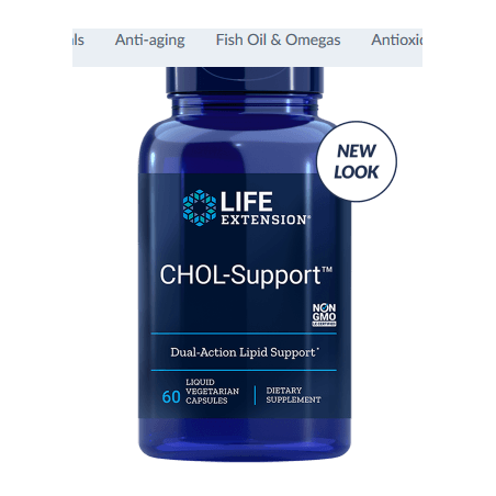 CHOL-Support - 60 liquid vegetarian capsules | Life Extension
