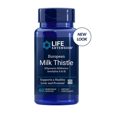 Certified European Milk Thistle - 60 vegetarian capsules | Life Extension