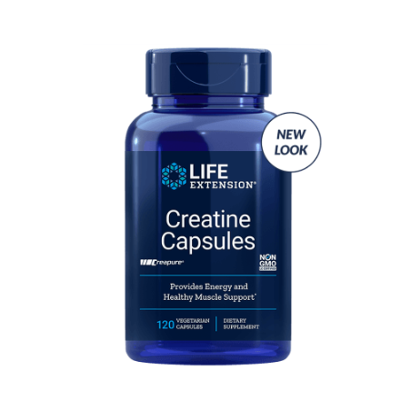 Creatine Capsules - 120 vegetarian capsules | Life Extension