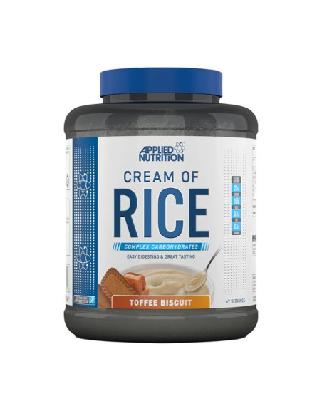 Cream of Rice, Toffee Biscuit - 2000g | Applied Nutrition