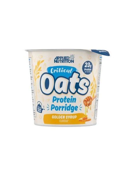 Critical Oats Protein Porridge, Golden Syrup - 12 x 60g | Applied Nutrition
