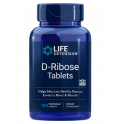 D-Ribose Tablets - 100 vegetarian tablets | Life Extension