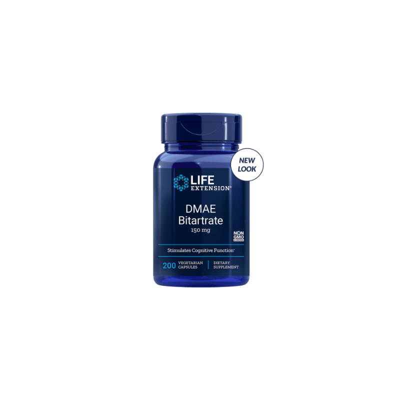 DMAE Bitartrate 150 mg - 200 vegetarian...