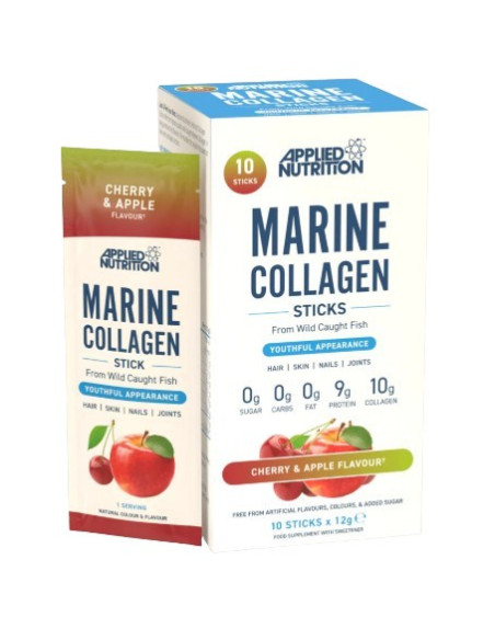 Marine Collagen Sticks, Cherry & Apple - 10 x 12g | Applied Nutrition