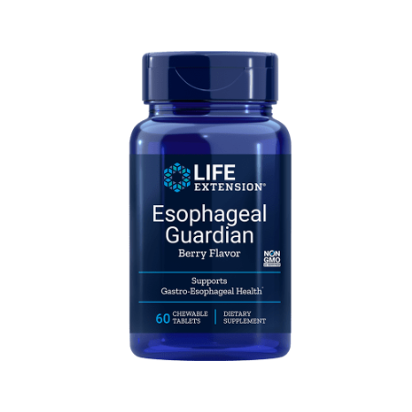 Esophageal Guardian, Natural Berry Flavour - 60 chewable tablets | Life Extension