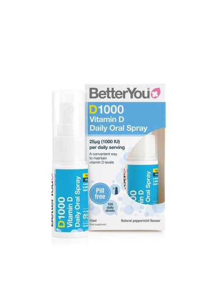 D1000 Daily Vitamin D Oral Spray - 15 ml. | BetterYou