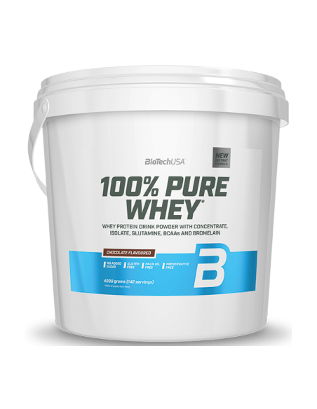 100% Pure Whey, Chocolate - 4000g | BioTechUSA