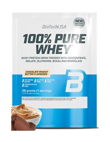 100% Pure Whey, Chocolate Peanut Butter - 28g...