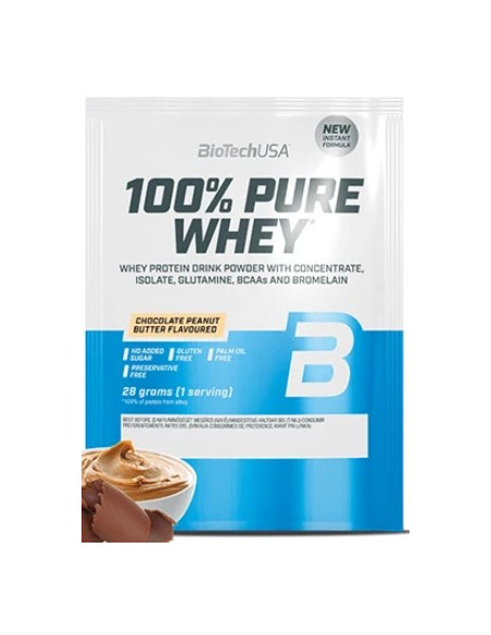 100% Pure Whey, Chocolate Peanut Butter - 28g (1 serving) | BioTechUSA