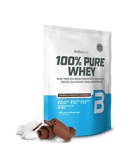100% Pure Whey, Coconut Chocolate - 1000g | BioTechUSA