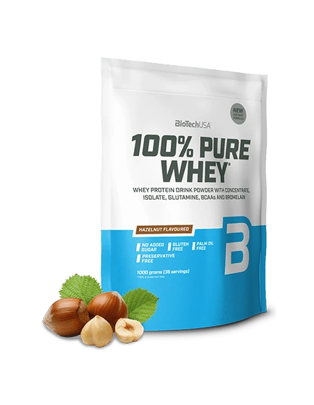 100% Pure Whey, Hazelnut - 1000g | BioTechUSA