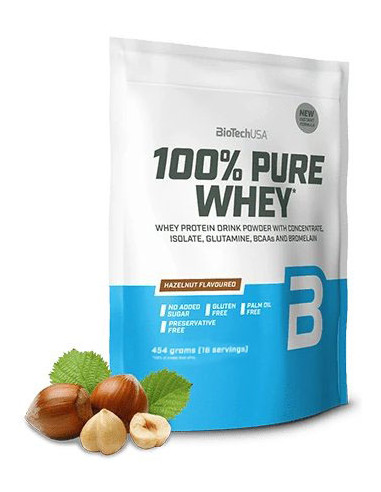 100% Pure Whey, Hazelnut - 454g | BioTechUSA
