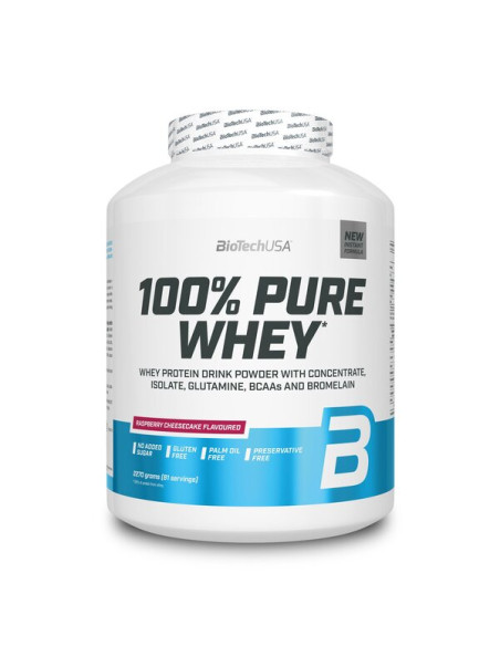 100% Pure Whey, Strawberry - 2270g | BioTechUSA