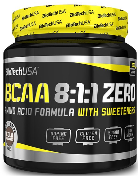 BCAA 8:1:1 Zero, Cola - 250g | BioTechUSA