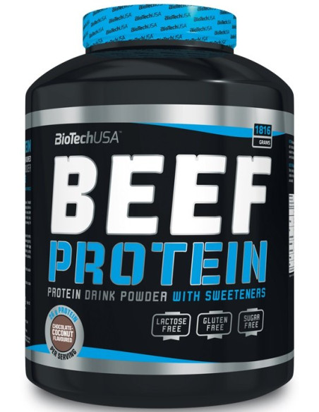 Beef Protein, Strawberry - 1816g | BioTechUSA