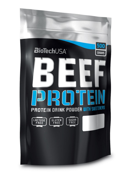 Beef Protein, Strawberry - 500g | BioTechUSA