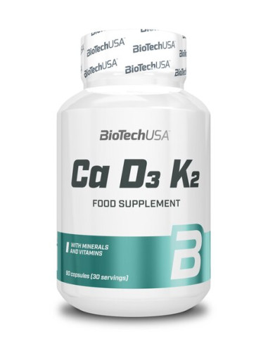 Ca D3 K2 - 90 caps | BioTechUSA