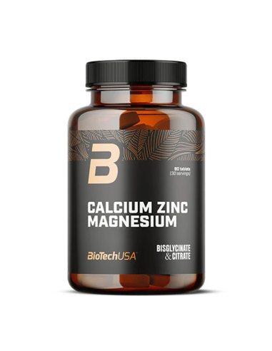 Calcium Zinc Magnesium - 90 tabs | BioTechUSA