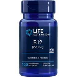 Vitamin B12, EU - 100 lozenges | Life Extension