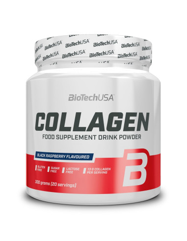 Collagen, Black Raspberry - 300g | BioTechUSA