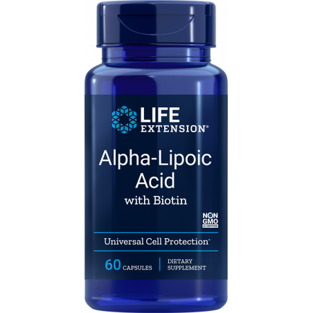 Alpha-Lipoic Acid with Biotin - 60 capsules | Life Extension