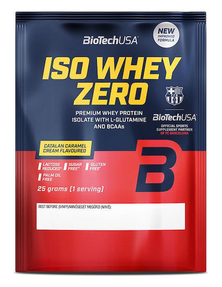 Iso Whey Zero, Catalan Caramel Cream - 25g (1 serving) | BioTechUSA