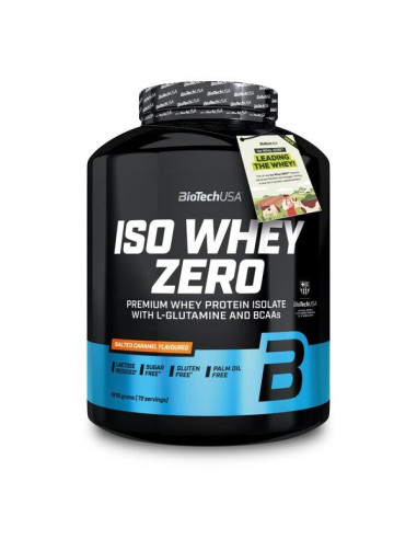Iso Whey Zero, Salted Caramel - 1816g | BioTechUSA