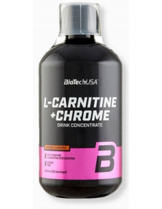 L-Carnitine + Chrome, Orange - 500 ml. | BioTechUSA