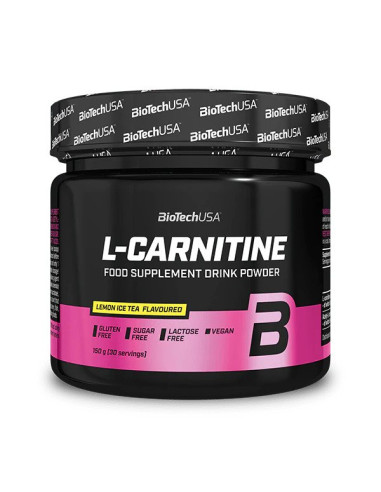 L-Carnitine Drink Powder, Lemon Ice Tea - 150g...