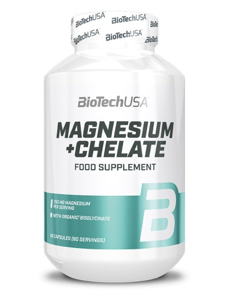 Magnesium + Chelate - 60 caps | BioTechUSA