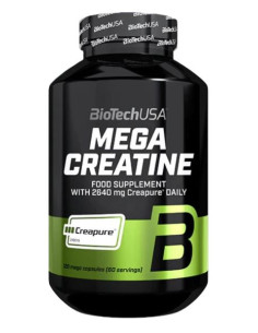 Mega Creatine - 120 mega caps | BioTechUSA