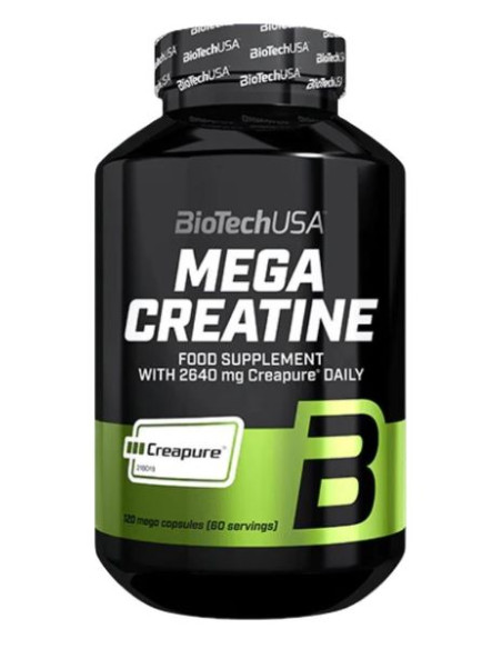 Mega Creatine - 120 mega caps | BioTechUSA