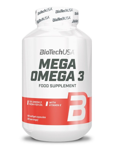 Mega Omega 3 - 180 caps | BioTechUSA