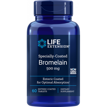Specially-Coated Bromelain - 60 enteric coated tablets | Life Extension