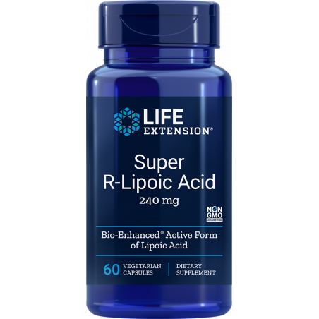 Super R-Lipoic Acid, EU - 60 vegetarian capsules | Life Extension