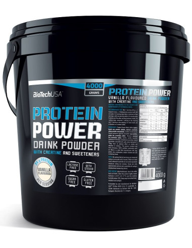 Protein Power, Chocolate - 4000g | BioTechUSA