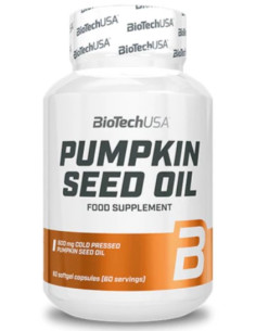 Pumpkin Seed Oil, 1000mg - 60 softgels | BioTechUSA