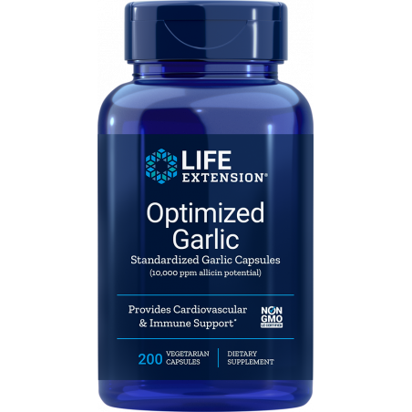 Optimized Garlic - 200 vegetarian capsules | Life Extension