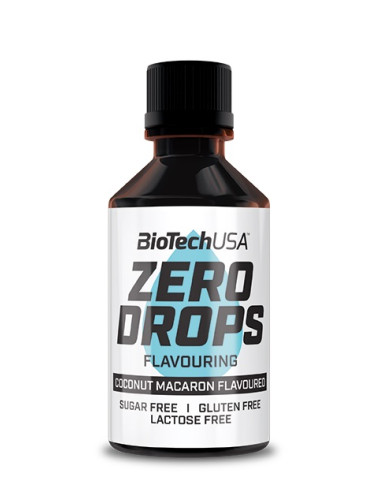 Zero Drops, Coconut Macaron - 50 ml. | BioTechUSA