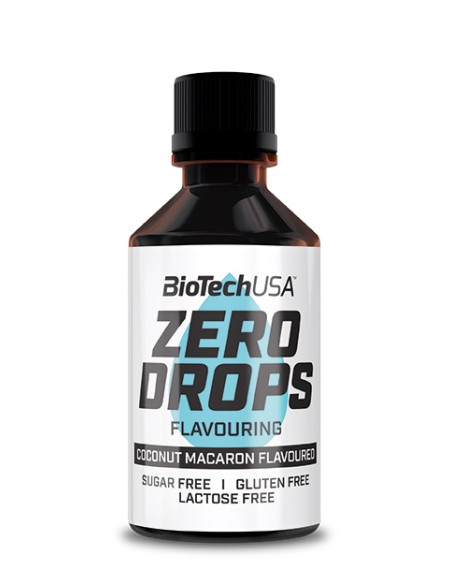 Zero Drops, Coconut Macaron - 50 ml. | BioTechUSA