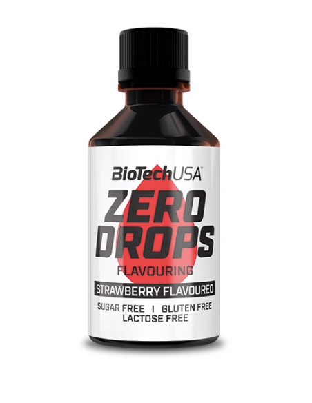 Zero Drops, Strawberry - 50 ml. | BioTechUSA